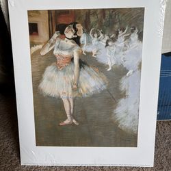 Unopened paper print of dancer