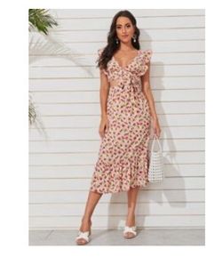 Two Piece Floral Outfit 