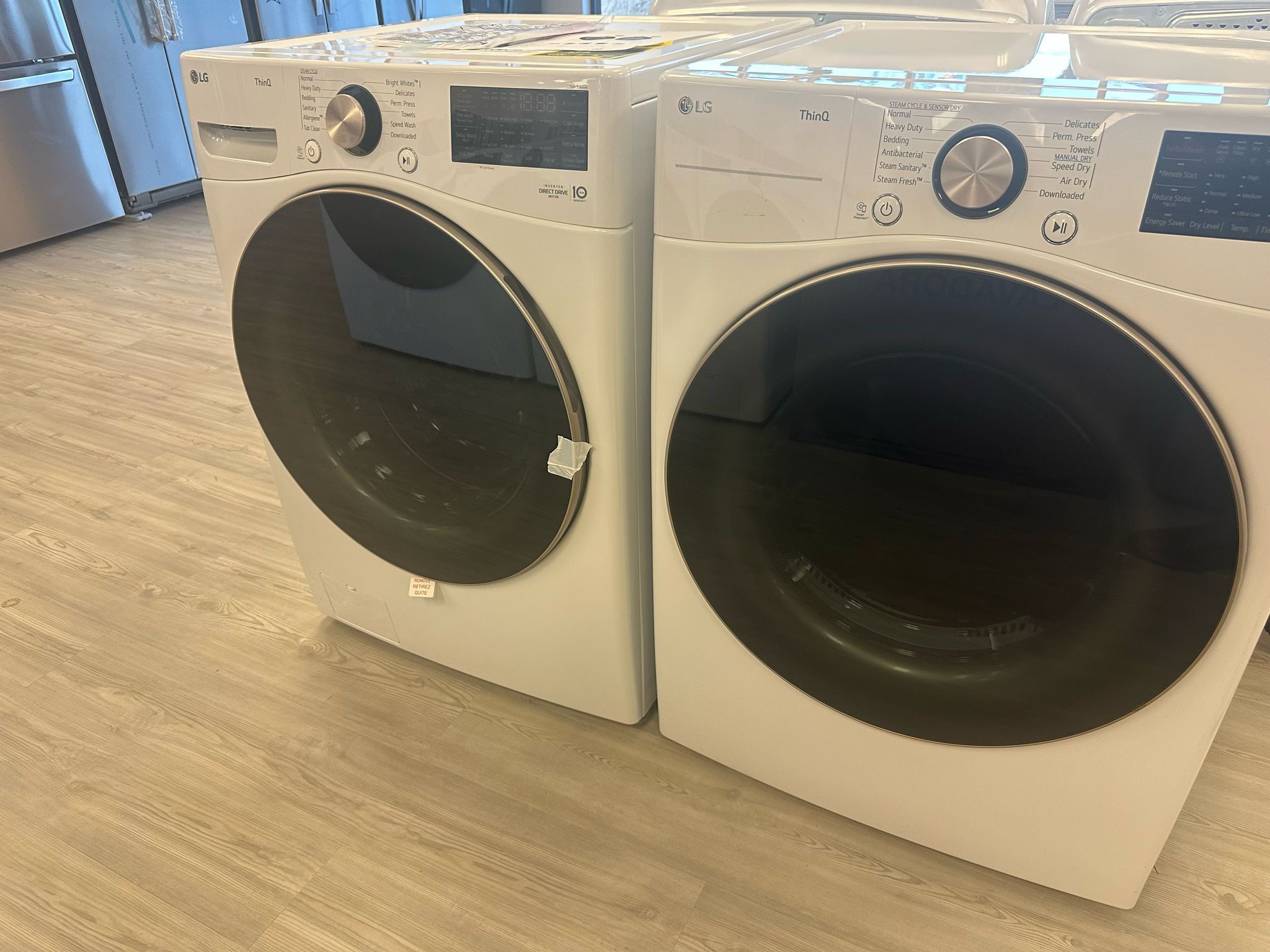 LG Washer And Gas Dryer Front Loader Set