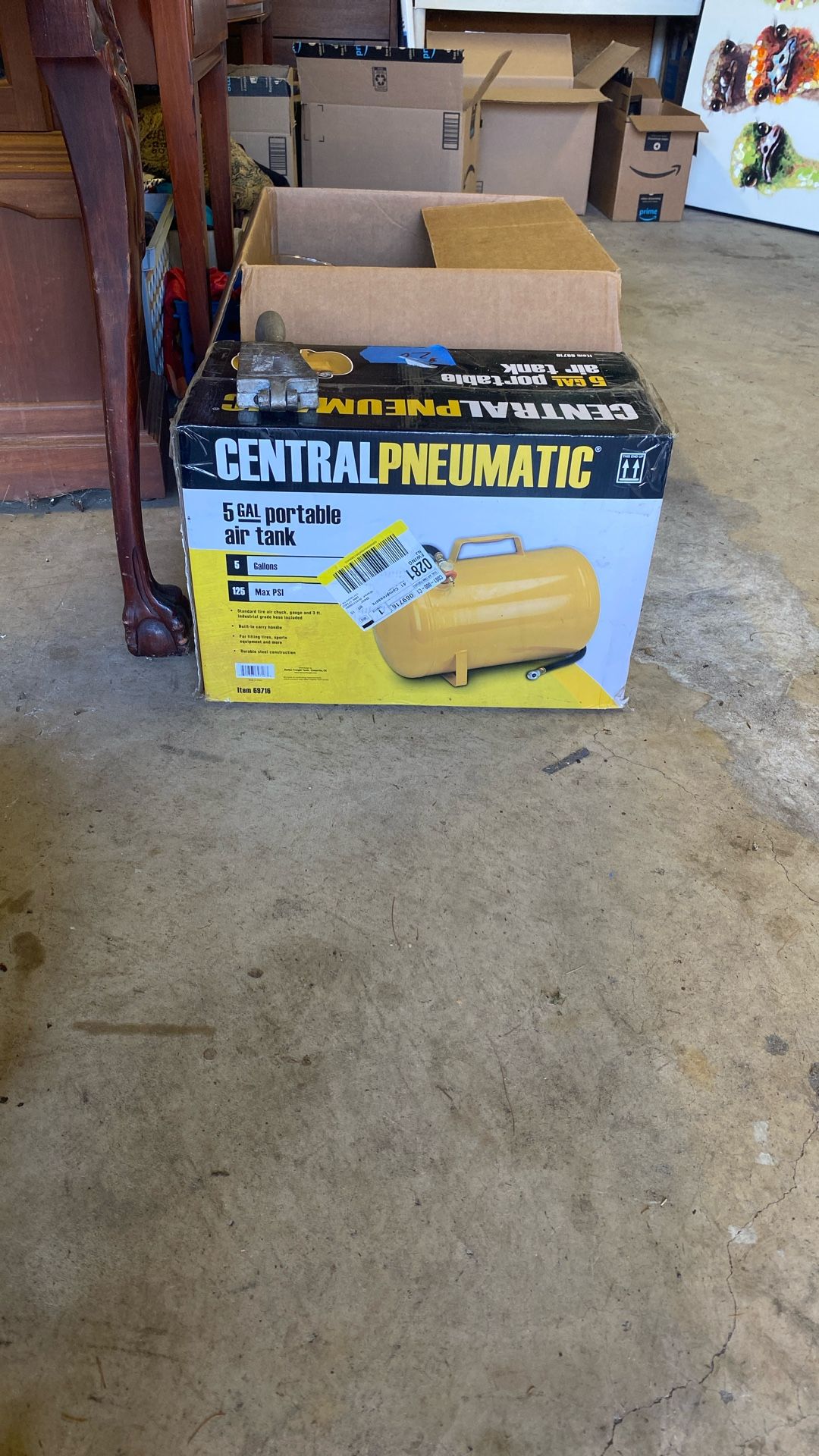 5 gallon portable air tank