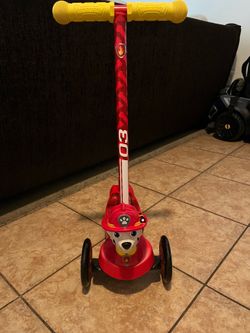 Paw Patrol scooter