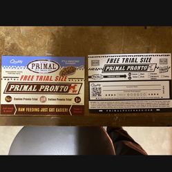 Primal Raw Pet Food Coupons (25 Individual $2 off Coupons)