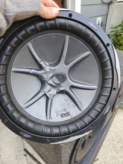 Kicker CVX 12" sub visually impaired