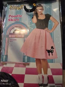 Poodle Skirt Costume Small-Medium