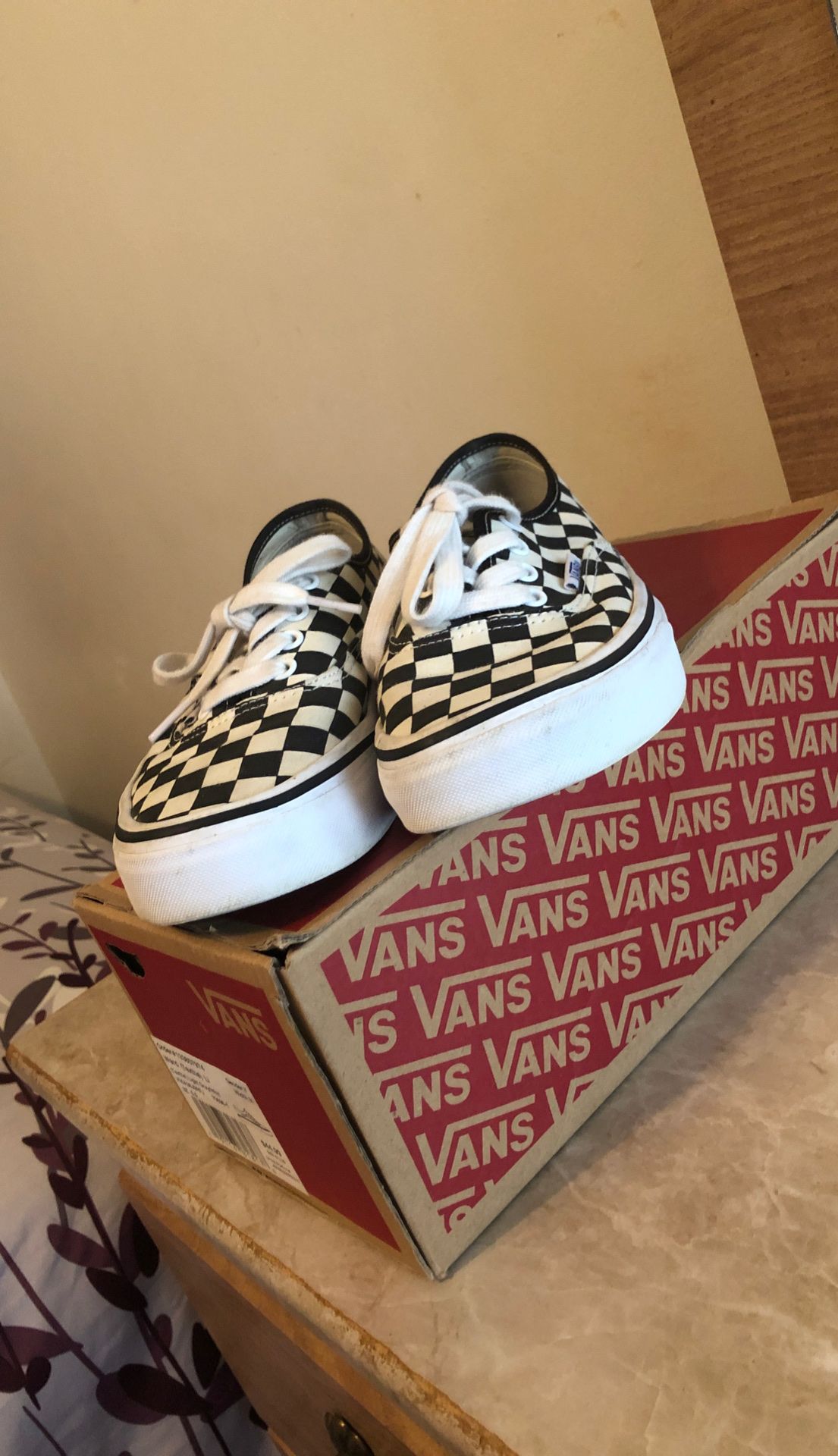 Vans checkerboard