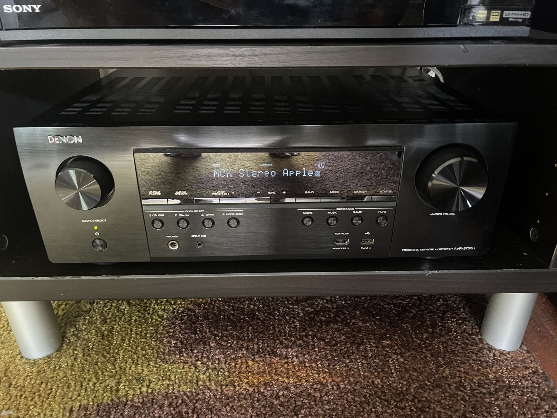 Denon AVR S750H 7.2 Stereo Receiver - Atmos