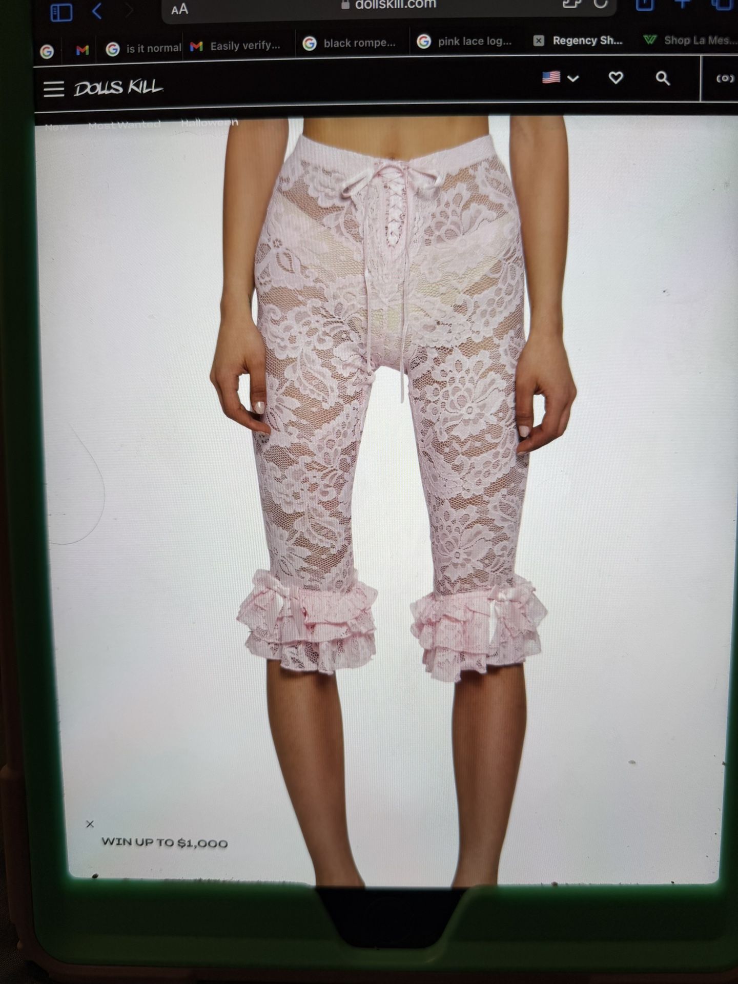 Darling Love Lace Capri Pants