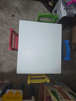 Dollhouse and children's tables