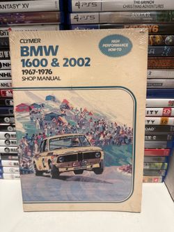 Vintage Clymer BMW 1600 & 2002 Shop Manual (1967–1976)