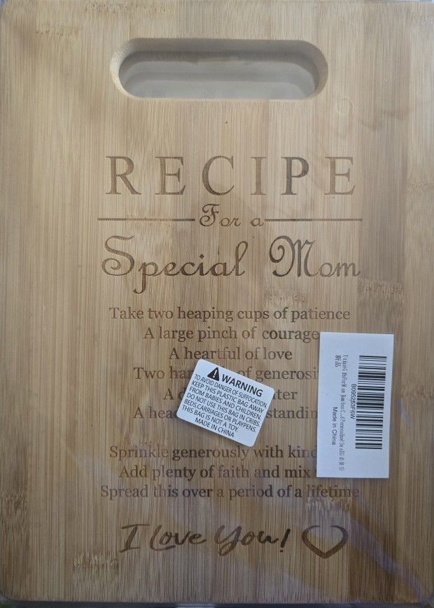 Mom Birthday Bamboo Cutti...