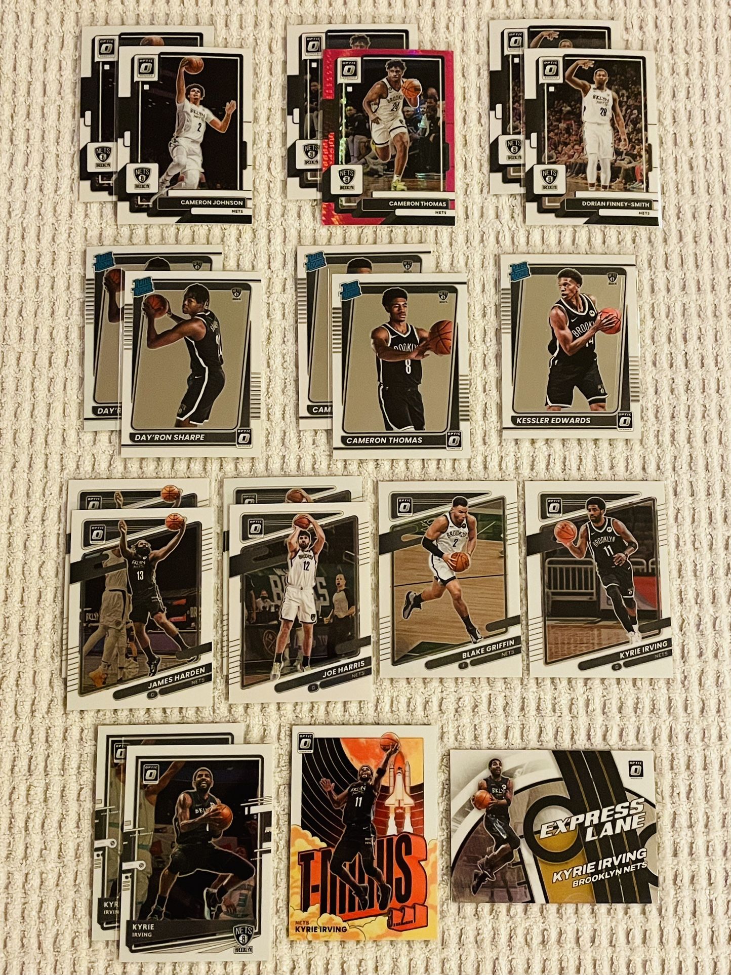 Brooklyn Nets 285 Card Basketball Lot! Rookies, Prizms, Parallels, Short Prints, Variations & More!