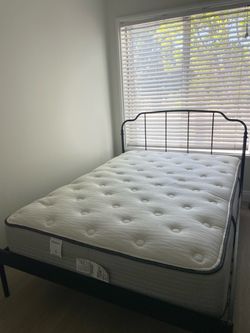 Full Bed Frame and Mattress