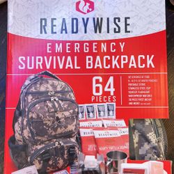 Survival Backpack 64 Pieces