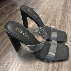 Miss Lola Clear heels 