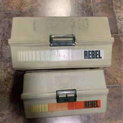 Rebel Tackle Boxes Model 530 And 600yy