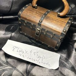 Wooden Box Purse