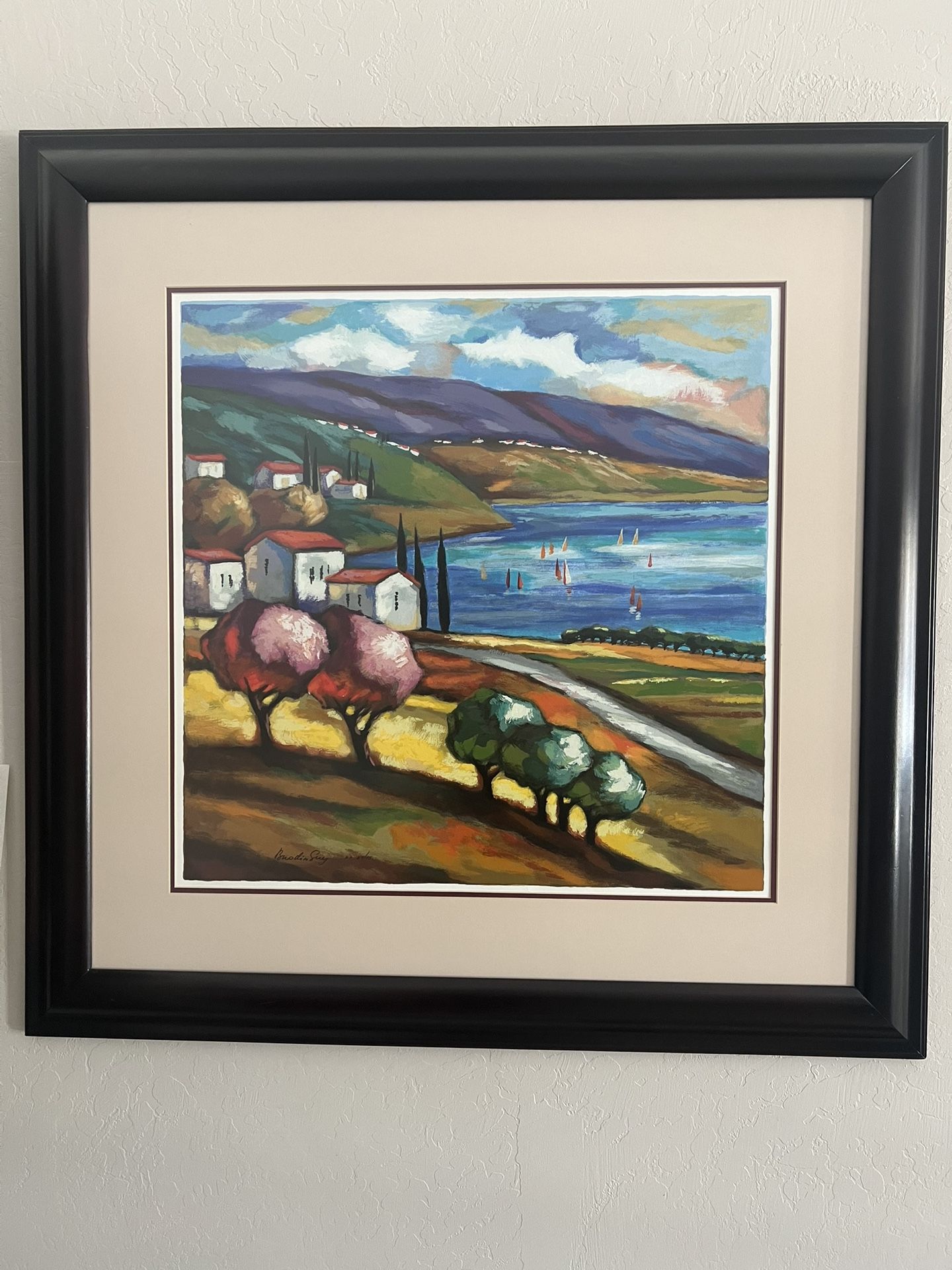 Serigraph With Certificate Of Authenticity