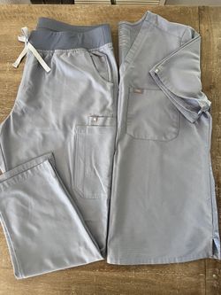 Figs Scrubs Set Limited Edition Color Vapor Blue Space Size L/XL