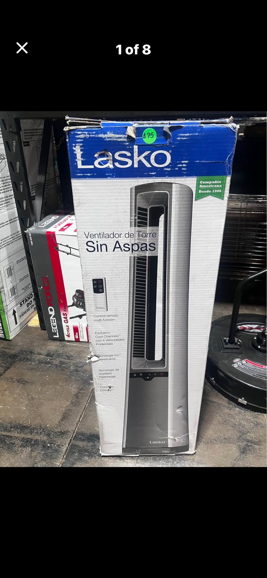 Lasko 36 in. Bladeless Tower Fan