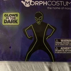 Costume, Disfraz , GLOW ALIEN  Boy XL (14-16)