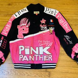 Pink Panther Racing Jacket Size Medium Shipping Available 