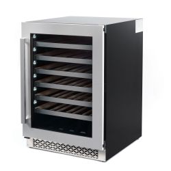 New Open Box 24" Stainless Steel 48-Bottle Wine Cooler