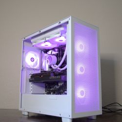 White Gaming PC | 4070Ti Super | i7-13700KF | 32GB DDR5 | 1TB SSD | Win 11 | WiFi 