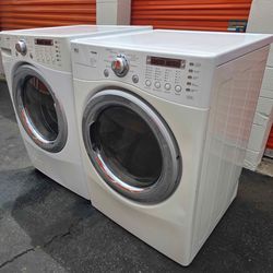 LG Front Load Washer & Dryer Set – Clean & Fully Working