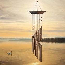 Mystic Spiral- Amber  -Wind Chime 