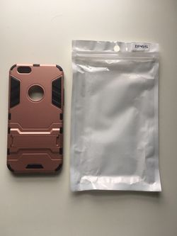 NWT IPhone 6 6S case with kickstand rose gold