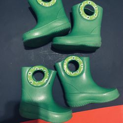Okabashi Baby Rain Boots Size 5 2 Pair 