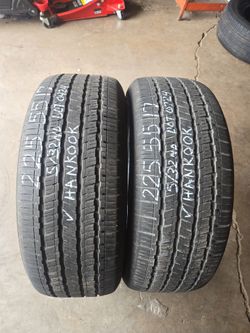 225/55/17 Hankook kinergy 2 for $40 5_32nd Dot# 07&0924