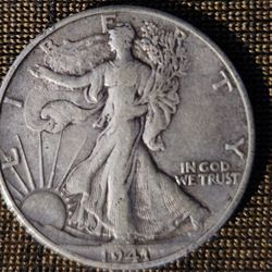 1942-D Liberty Walking Silver Half Dollar