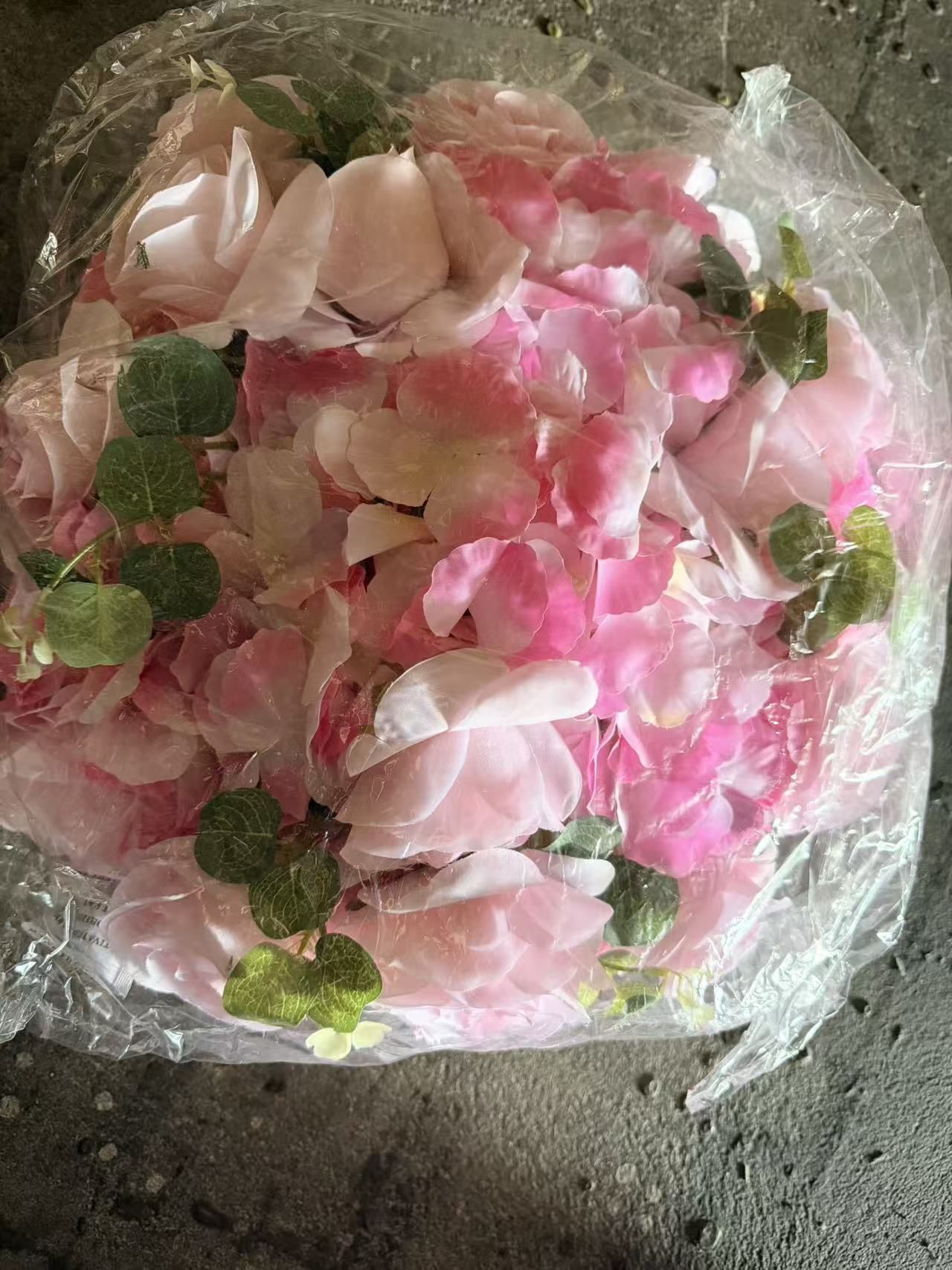 13inArtificial Leaf Flower Candle Ring Wedding Birthday Valentine Decorations