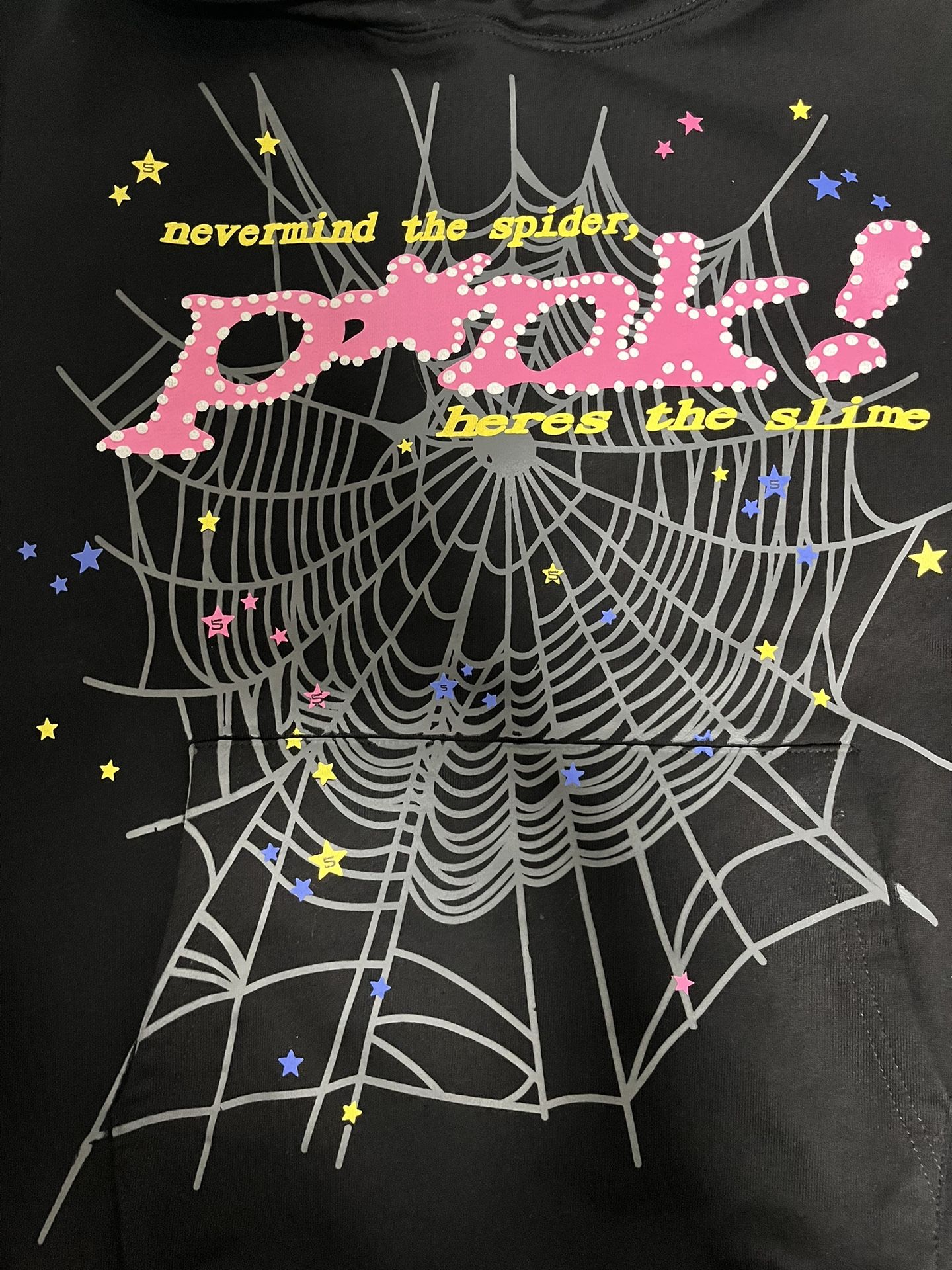 spider pink hoodie (medium)