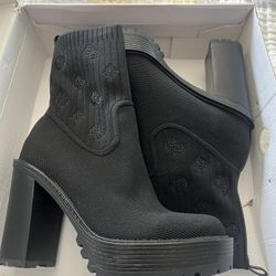 Guess Large Heeled Boots- Never worn