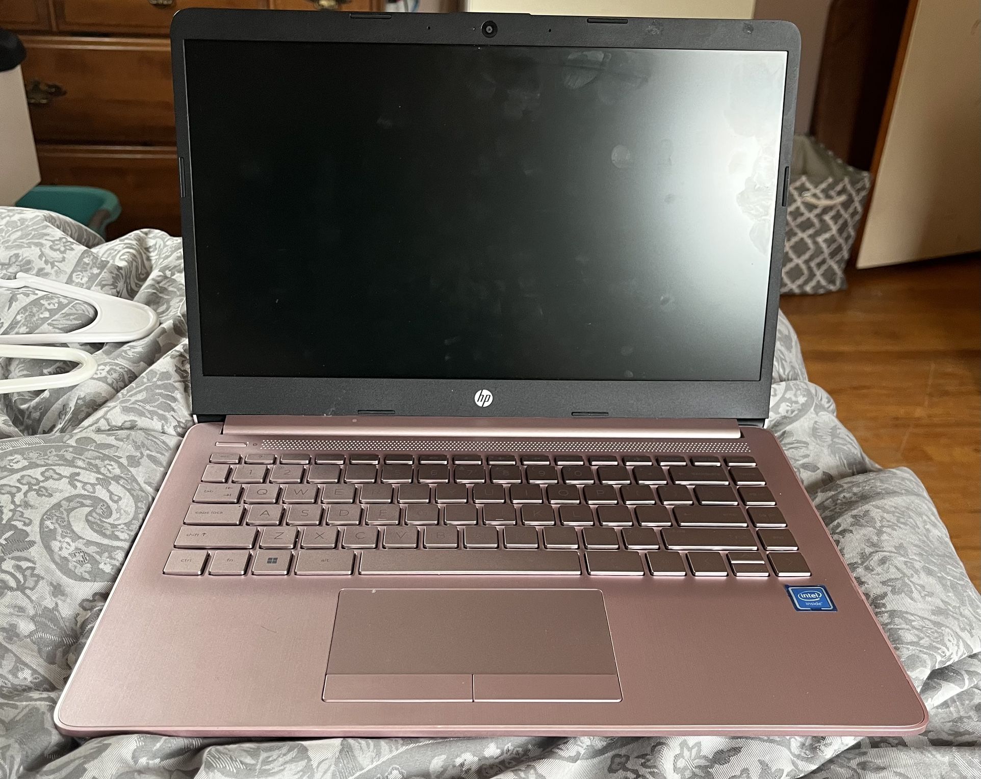 HP 14 Inch Windows Laptop (pink)