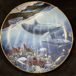 LAHAINA SEAFLIGHT Collector Plate Underwater Paradise by Robert Lyn Nelson.
