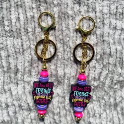 Beaded Friendship Keychains