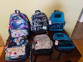 New 7 Justice Brand 17" Laptop Backpack All 7 for $50 or $8 each