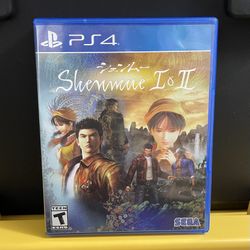Shenmue 1 & 2 for Sony PlayStation 4 PS4 video game console system One and Two