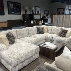 Large Plush Cloud Sectional 154” X 106”
