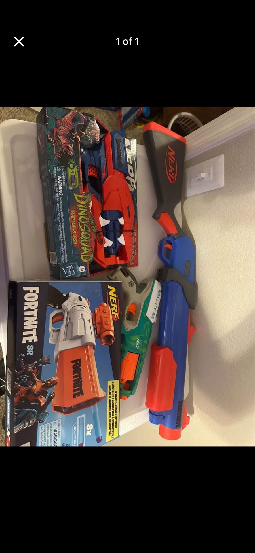 Assorted Nerf Guns 
