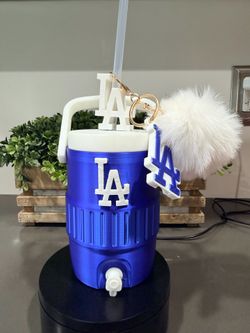 LA dodgers 12oz can water jug koozie