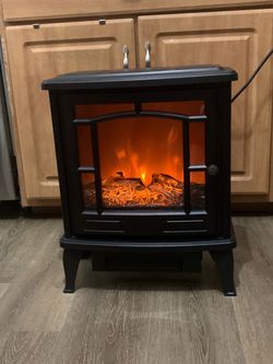 Infrared Quartz Electric Fireplace Heater