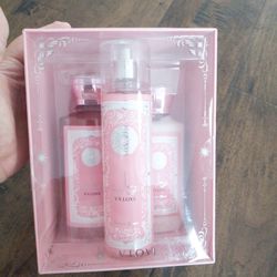 Deluxe 3pc Pink Bath Set