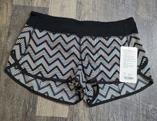Brand New Rare Seawheeze Lululemon Run Speed Short Size 8