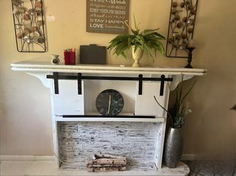 Fake fireplace