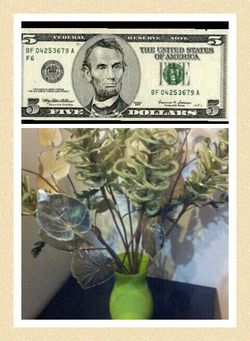 Decor vase and flowers