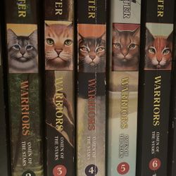 Warriors: Omen of the Stars Series by Erin Hunter 6 Books